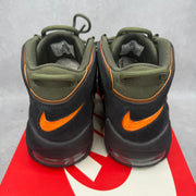 Nike Air More Uptempo 96 Cargo Khaki Alpha Orange *pre-owned* SIZE 9