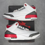Jordan 3 Retro Fire Red (2022) *pre-owned* SIZE 10.5