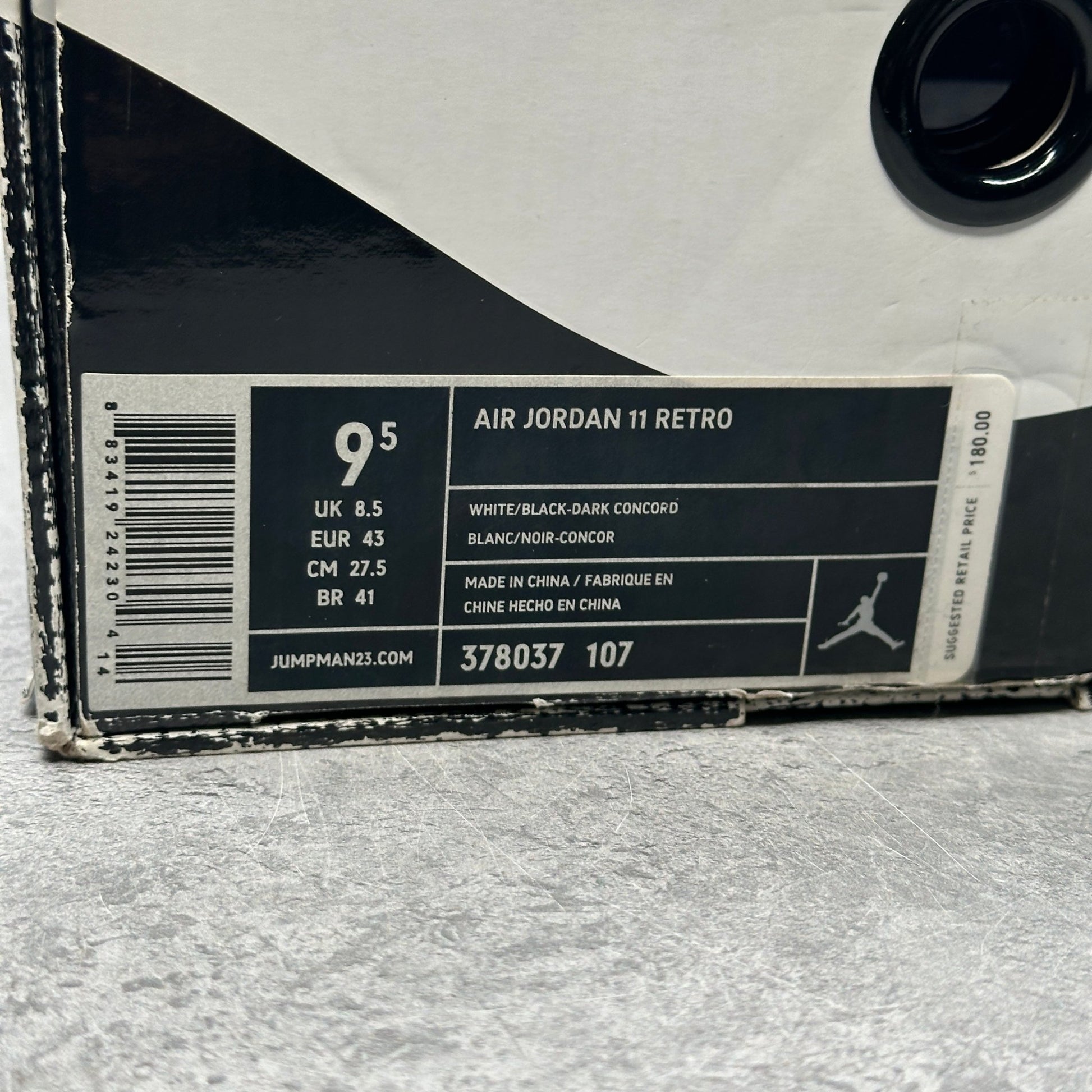 Jordan 11 Retro Concord (2011) *pre - owned* SIZE 9.5 - Kicks Collective PA - Jordan - 378037-107 - Men's Shoes - 9.5M/11W - Pre - Owned