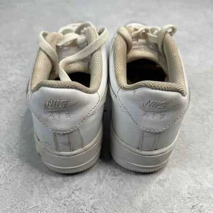 Nike Air Force 1 Low LE Triple White (GS) *pre-owned* SIZE 6Y