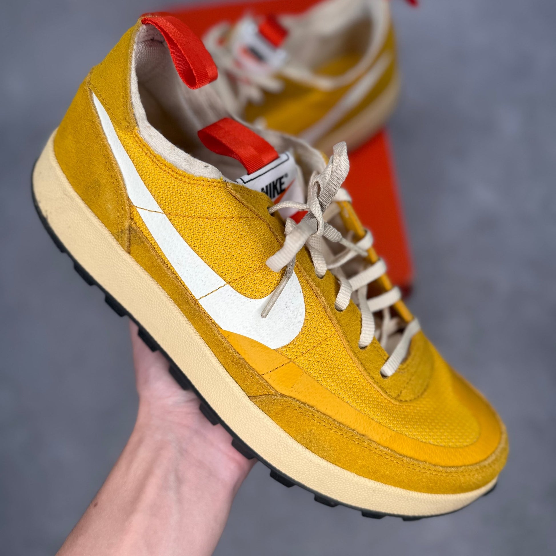 NikeCraft General Purpose Shoe Tom Sachs Archive Dark Sulfur *pre - owned* SIZE 11W - Kicks Collective PA - Nike - DA6672 - 700 - Men's Shoes - 9.5M/11W - Pre - Owned