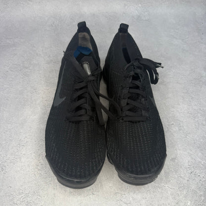 Nike Air VaporMax Flyknit 3.0 Triple Black *pre-owned* SIZE 11.5