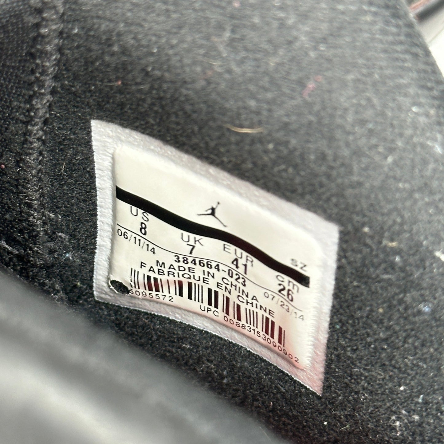 Jordan 6 Retro Infrared Black (2014) *pre - owned* SIZE 8 - Kicks Collective PA - Jordan - 384664-023 - Men's Shoes - 8M/9.5W - Pre - Owned - No Box