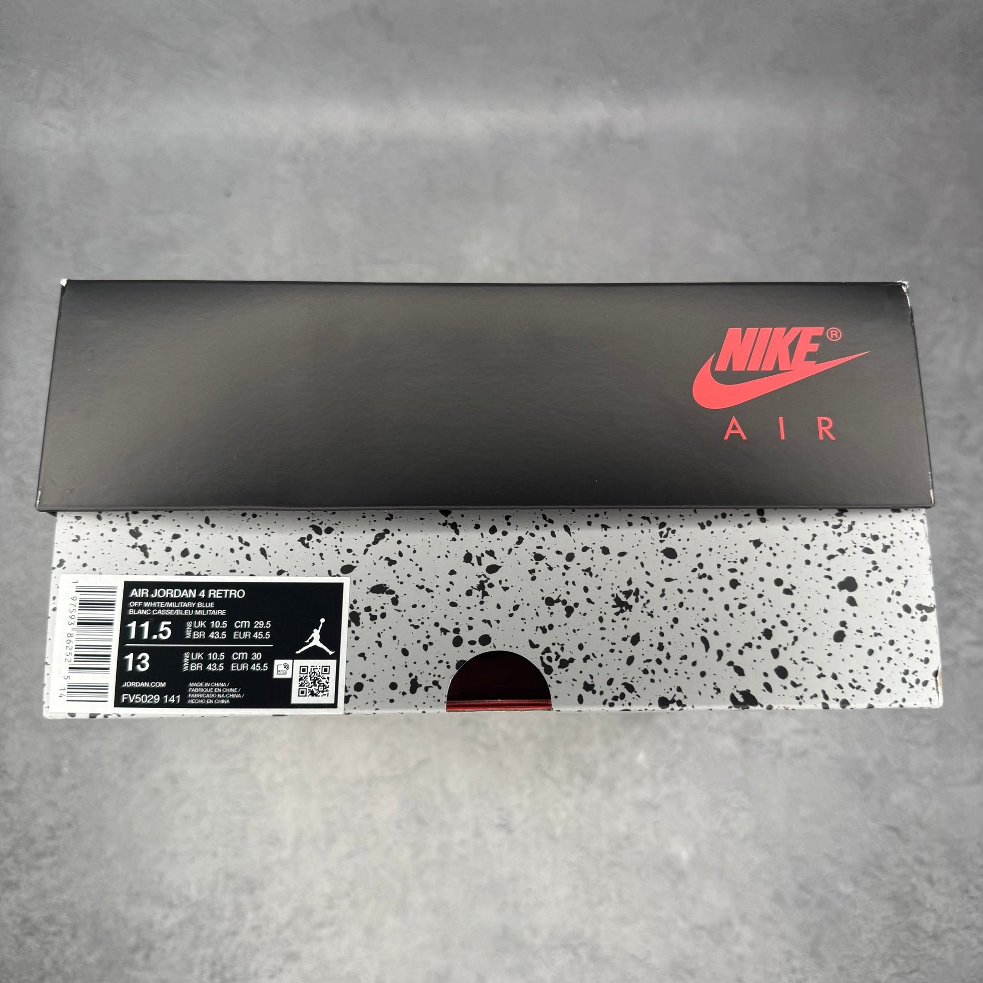 Jordan 4 Retro Military Blue (2024) *pre - owned* SIZE 11.5 - Kicks Collective PA - Jordan - FV5029-141 - Men's Shoes - 11.5M/13W - Pre - Owned