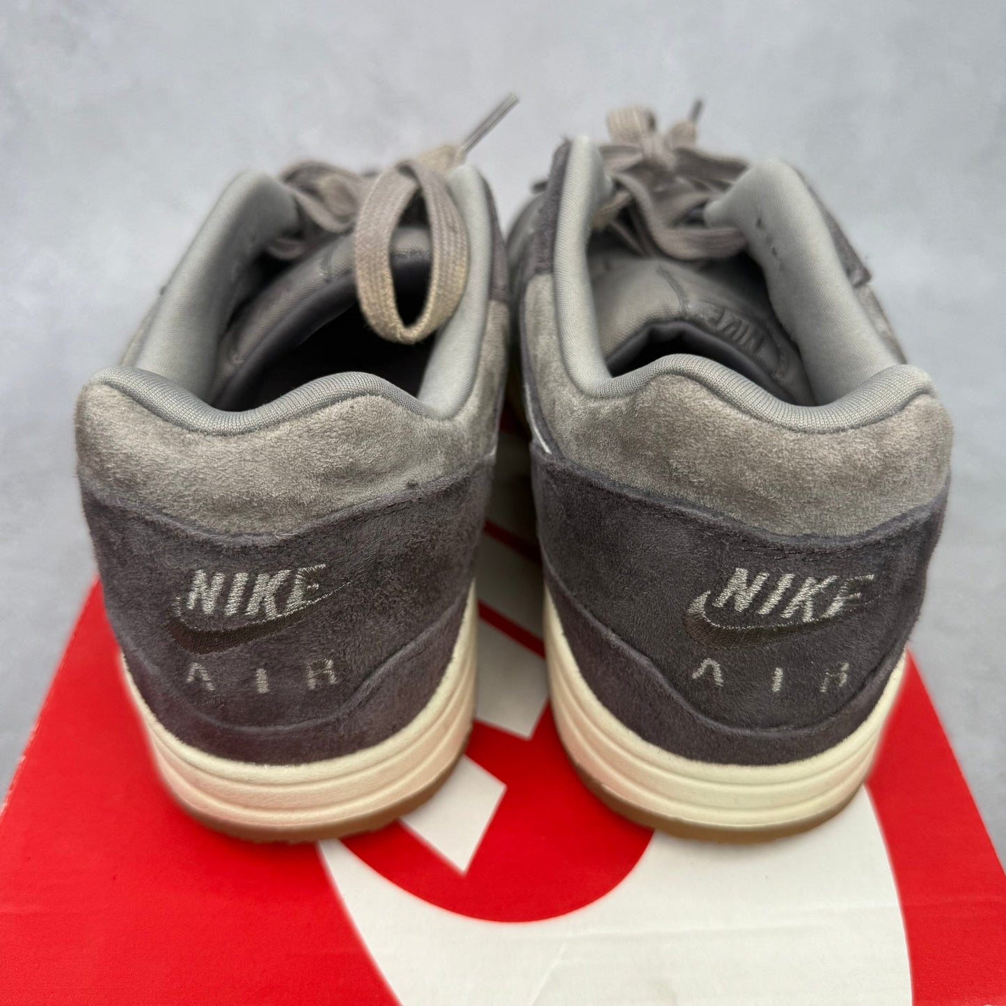 Nike Air Max 1 Crepe Soft Grey *pre - owned* SIZE 11 - Kicks Collective PA - Nike - FD5088 - 001 - Men's Shoes - 11M/12.5W - Pre - Owned