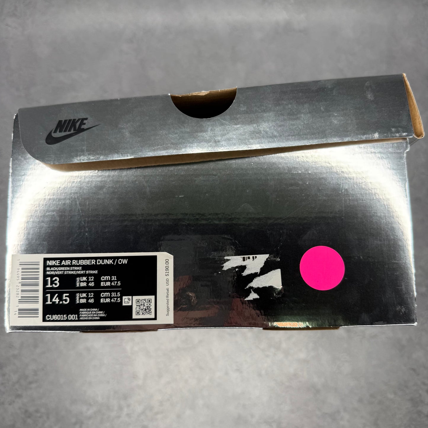 Nike Air Rubber Dunk Off-White Green Strike