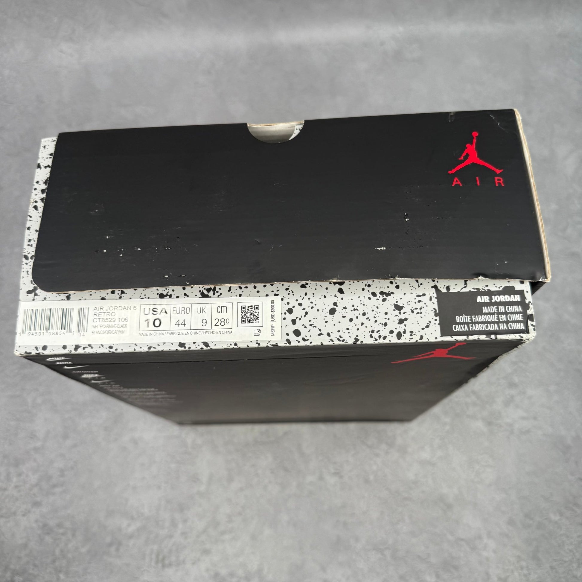 Jordan 6 Retro Carmine (2021) *pre - owned* SIZE 10 - Kicks Collective PA - Jordan - CT8529-106 - Men's Shoes - 10M/11.5W - Pre - Owned