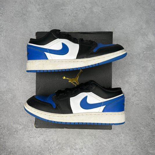 Jordan 1 Low SE Alternate Royal Toe (GS) *pre - owned* SIZE 5.5Y - Kicks Collective PA - Jordan - 553560 - 140 - Kid's Shoes - 5.5Y - Brand New