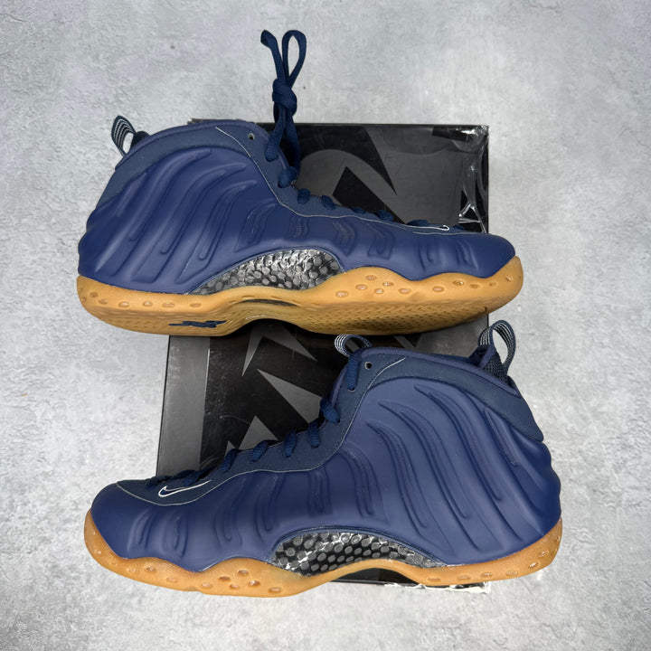 Nike Air Foamposite One Navy Gum pre-owned size 9