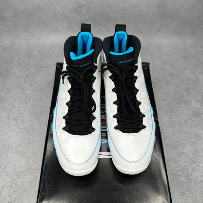 Jordan 9 Retro Powder Blue (2024) *pre - owned* SIZE 9.5 - Kicks Collective PA - Jordan - FQ8992-101 - Men's Shoes - 9.5M/11W - Pre - Owned - Original Box (Damaged)