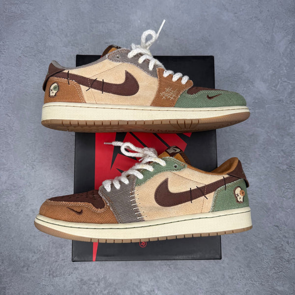 Jordan 1 Retro Low OG Zion Williamson Voodoo *pre - owned* SIZE 10 - Kicks Collective PA - Jordan - DZ7292-200 - Men's Shoes - 10M/11.5W - Pre - Owned