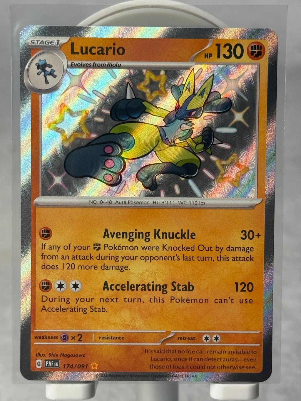 Pokemon Lucario 174/091 Paldean Fates - Kicks Collective PA - Pokemon - POKEMON 431 - Accessories - OS - Pre-Owned