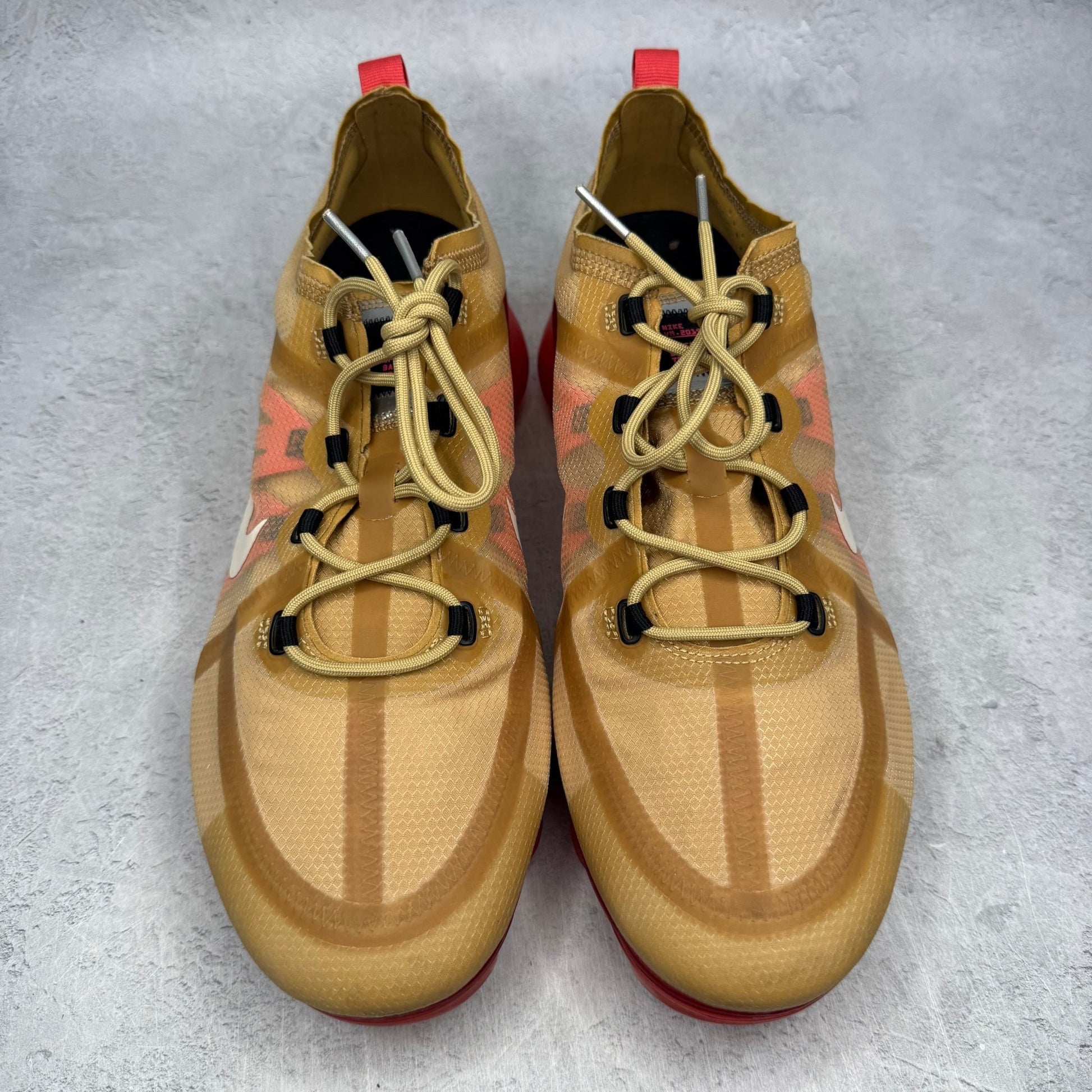 Nike Air VaporMax 2019 Club Gold Ember Glow *pre - owned* SIZE 12 - Kicks Collective PA - Nike - AR6631-701 - Men's Shoes - 12M/13.5W - Pre - Owned - No Box