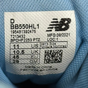 New Balance 550 UNC White University Blue *pre-owned* SIZE 11