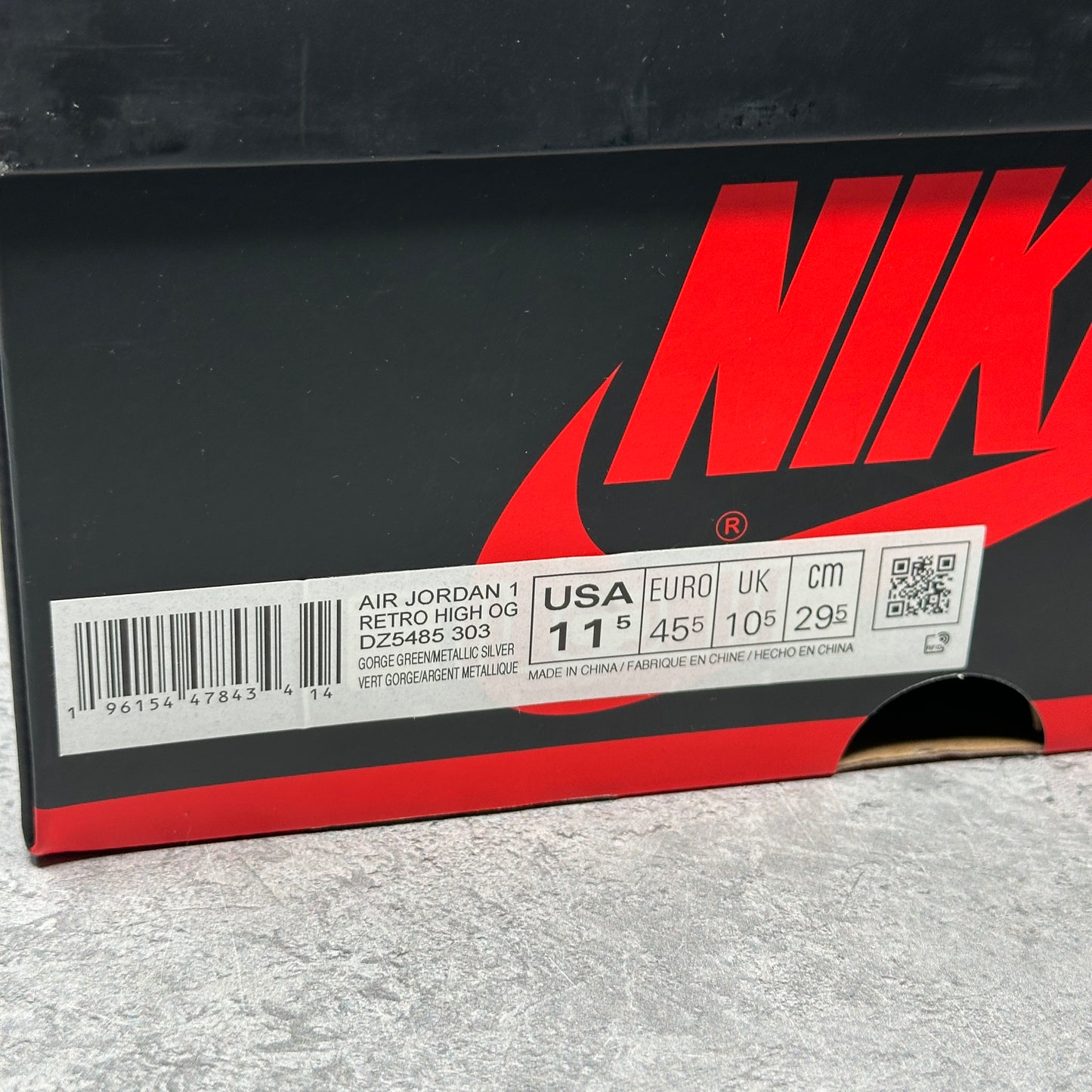 Jordan 1 Retro High OG Gorge Green