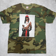 Supreme Playboi Carti Tee Camo SIZE L - Kicks Collective PA - Supreme - OS - Apparel - L - Brand New