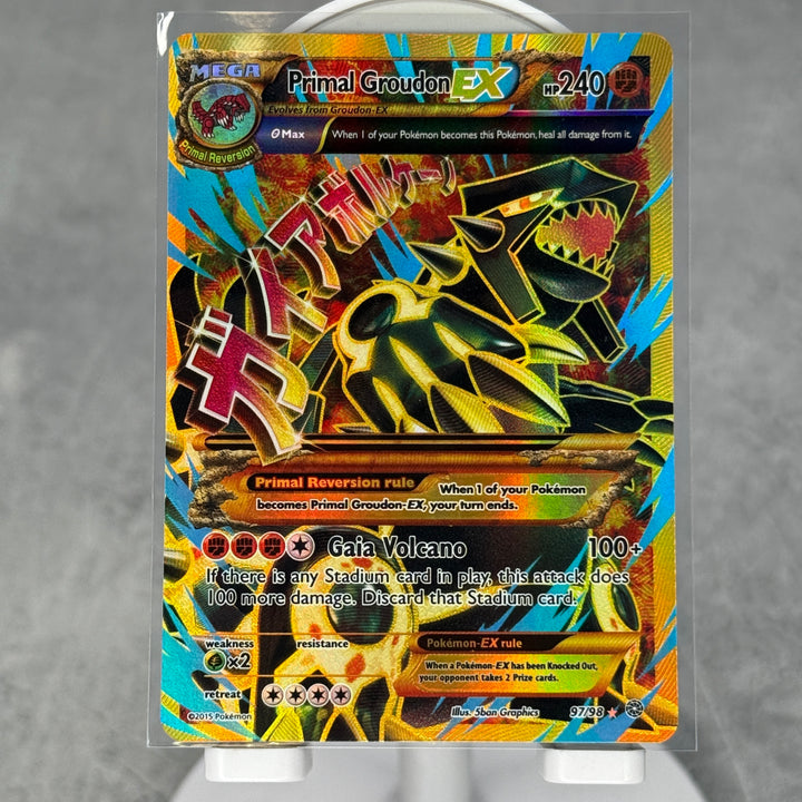 Primal Groudon EX (Shiny Full Art) - XY - Ancient Origins (AOR)