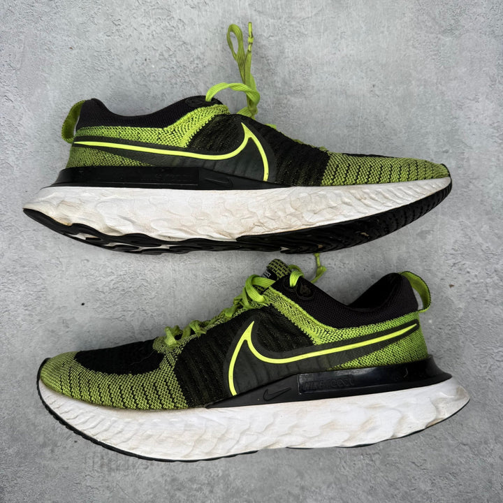 Nike React Infinity Run Flyknit 2 Volt Black Size 10.5M/12W (Pre-Owned) - Kicks Collective PA - Nike - CT2357-700-PO-CFF74EB3268 - Pre-Owned Sneakers - 10.5M/12W