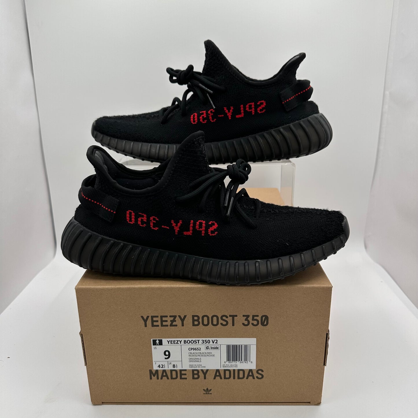 adidas Yeezy Boost 350 V2 Bred *pre-owned* (SIZE 9)