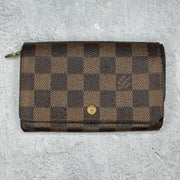 Louis Vuitton Damier Ebene Porte Monnaie Tresor Wallet