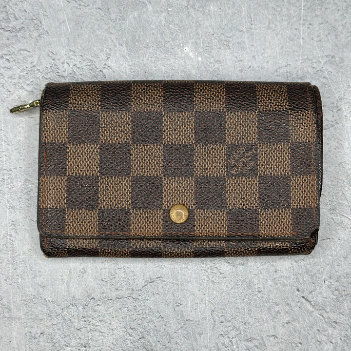 Louis Vuitton Damier Ebene Porte Monnaie Tresor Wallet