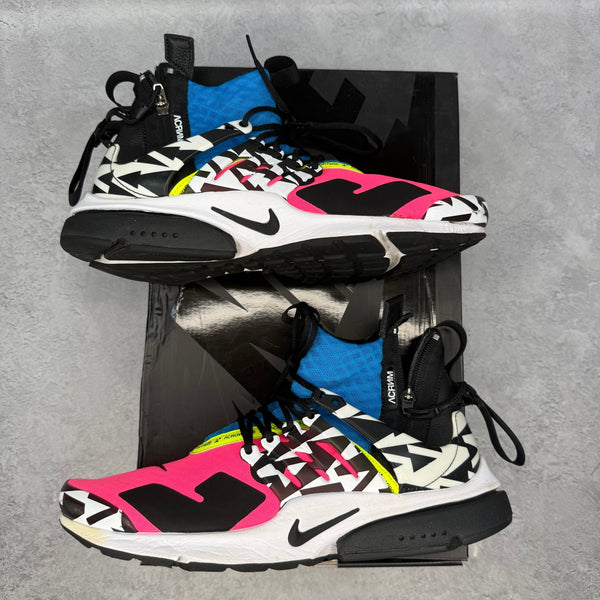 Nike Air Presto Mid Acronym Racer Pink *pre - owned* SIZE 9 - Kicks Collective PA - Nike - AH7832-600 - Men's Shoes - 9M/10.5W - Pre - Owned