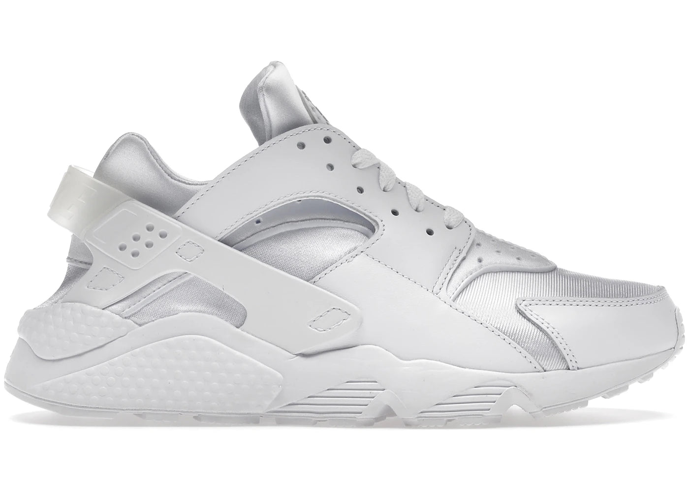 Nike Air Huarache White Pure Platinum (2021) *pre - owned* SIZE 12 - Kicks Collective PA - Nike - DD1068 - 102 - Men's Shoes - 12M/13.5W - Pre - Owned