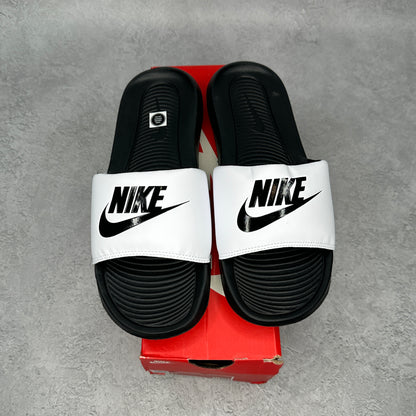 Nike Victori One Slide White Black