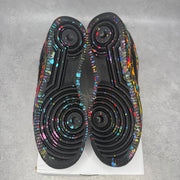 Nike Air Force 1 Low '07 Black Paint Splatter customs