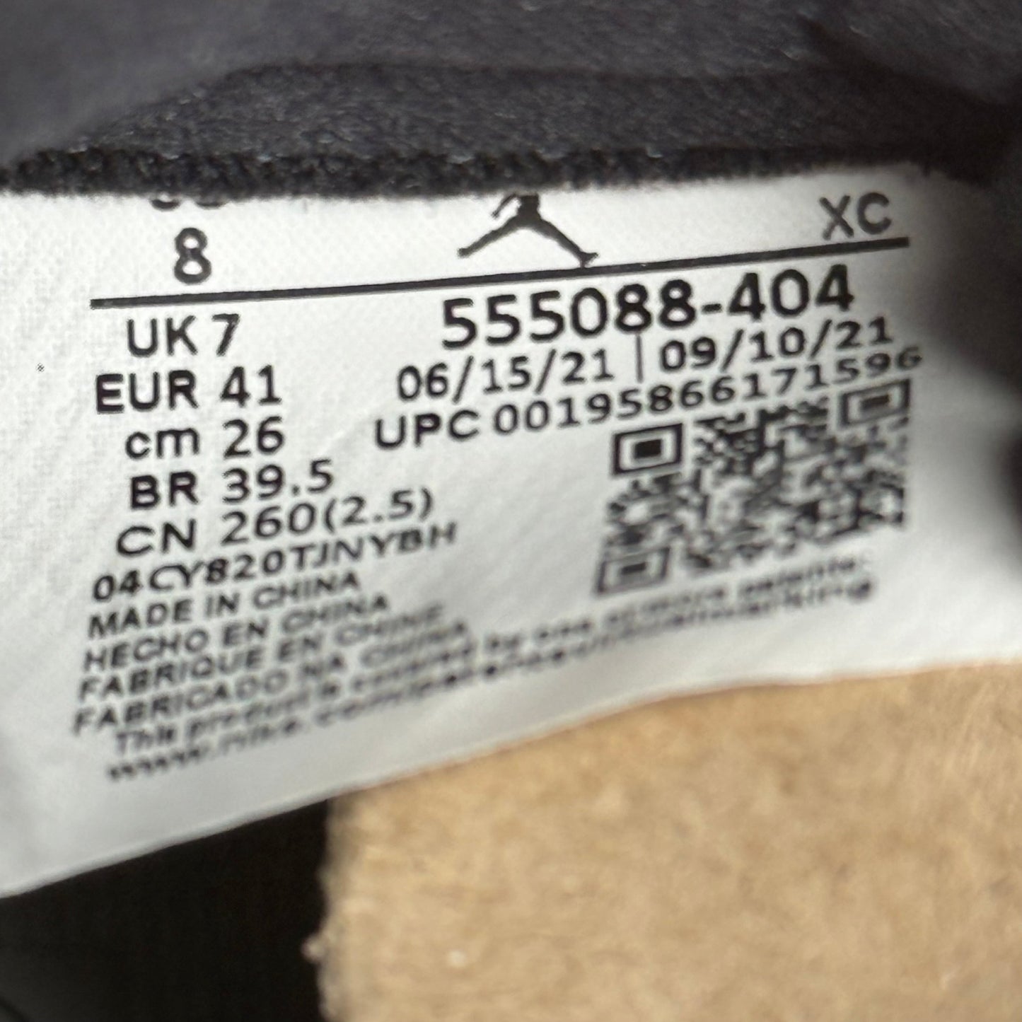 Jordan 1 Retro High OG Dark Marina Blue *pre - owned* SIZE 8 - Kicks Collective PA - Jordan - 555088-404 - Men's Shoes - 8M/9.5W - Pre - Owned