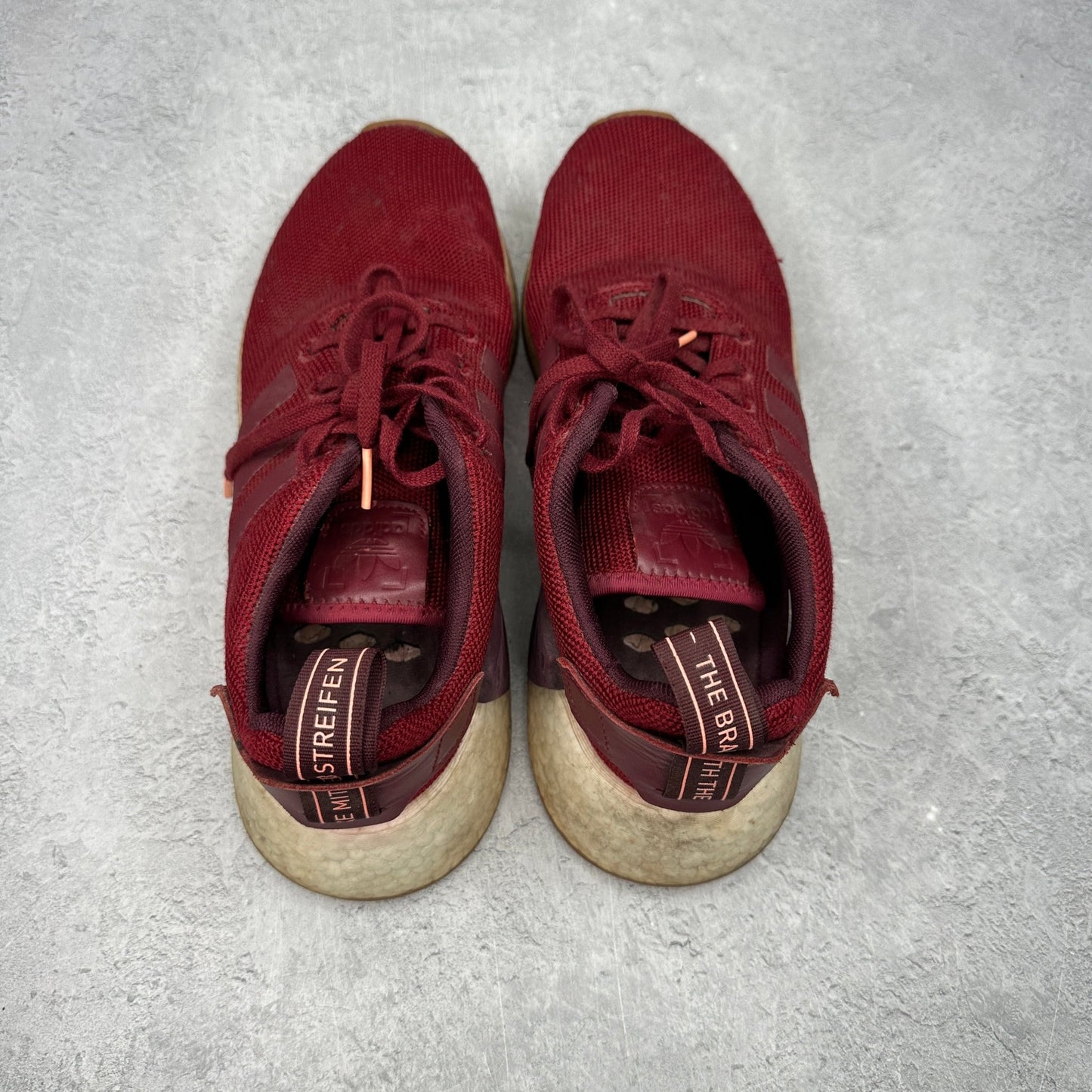 adidas NMD R2 Collegiate Burgundy *pre - owned* SIZE 8 - Kicks Collective PA - adidas - CQ2404 - Men's Shoes - 8M/9.5W - Pre - Owned - No Box