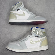 Jordan 1 Retro High Zoom White Racer Blue *yellowing*