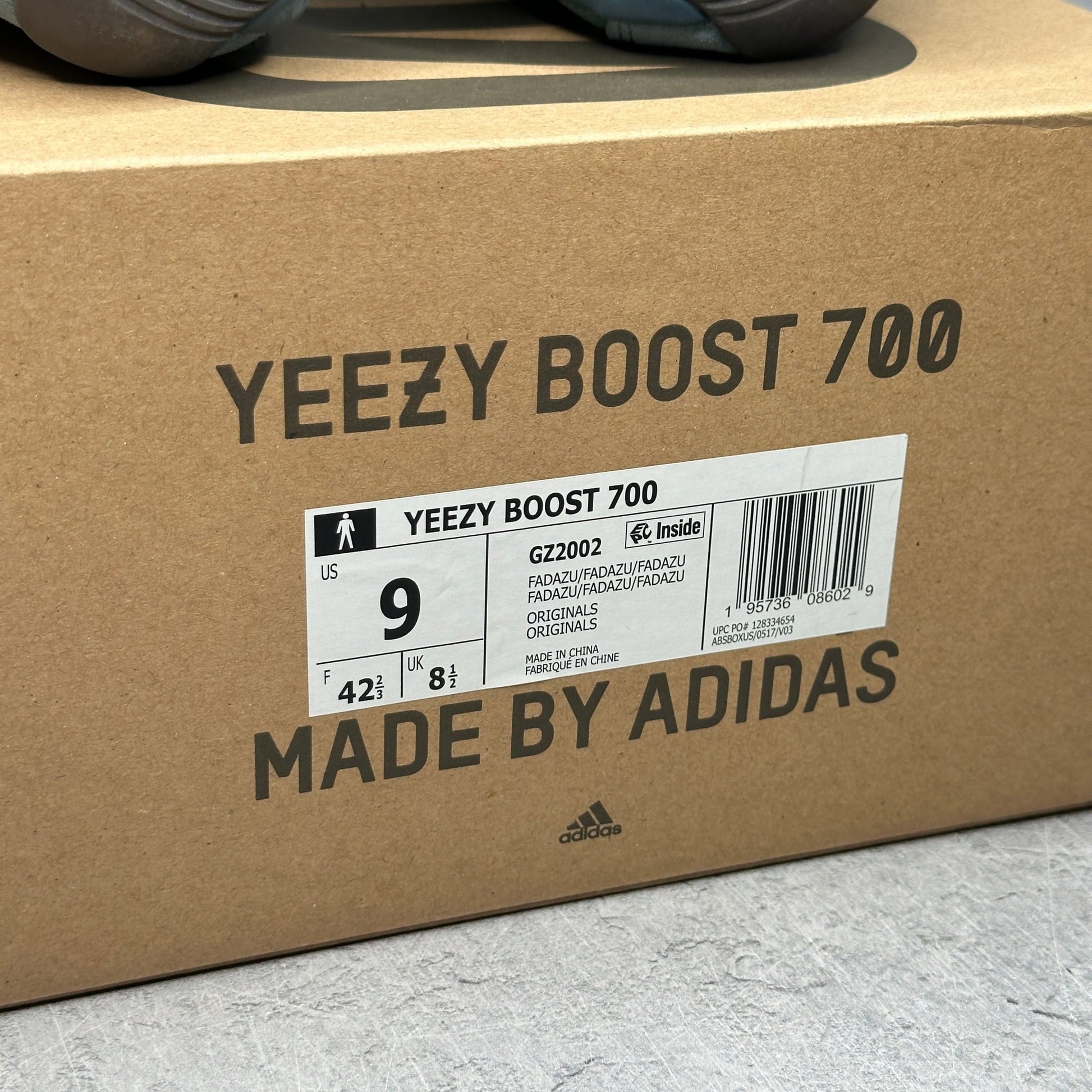 adidas Yeezy Boost 700 Faded Azure *pre - owned* SIZE 9 - Kicks Collective PA - adidas - GZ2002 - Men's Shoes - 9M/10.5W - Pre - Owned