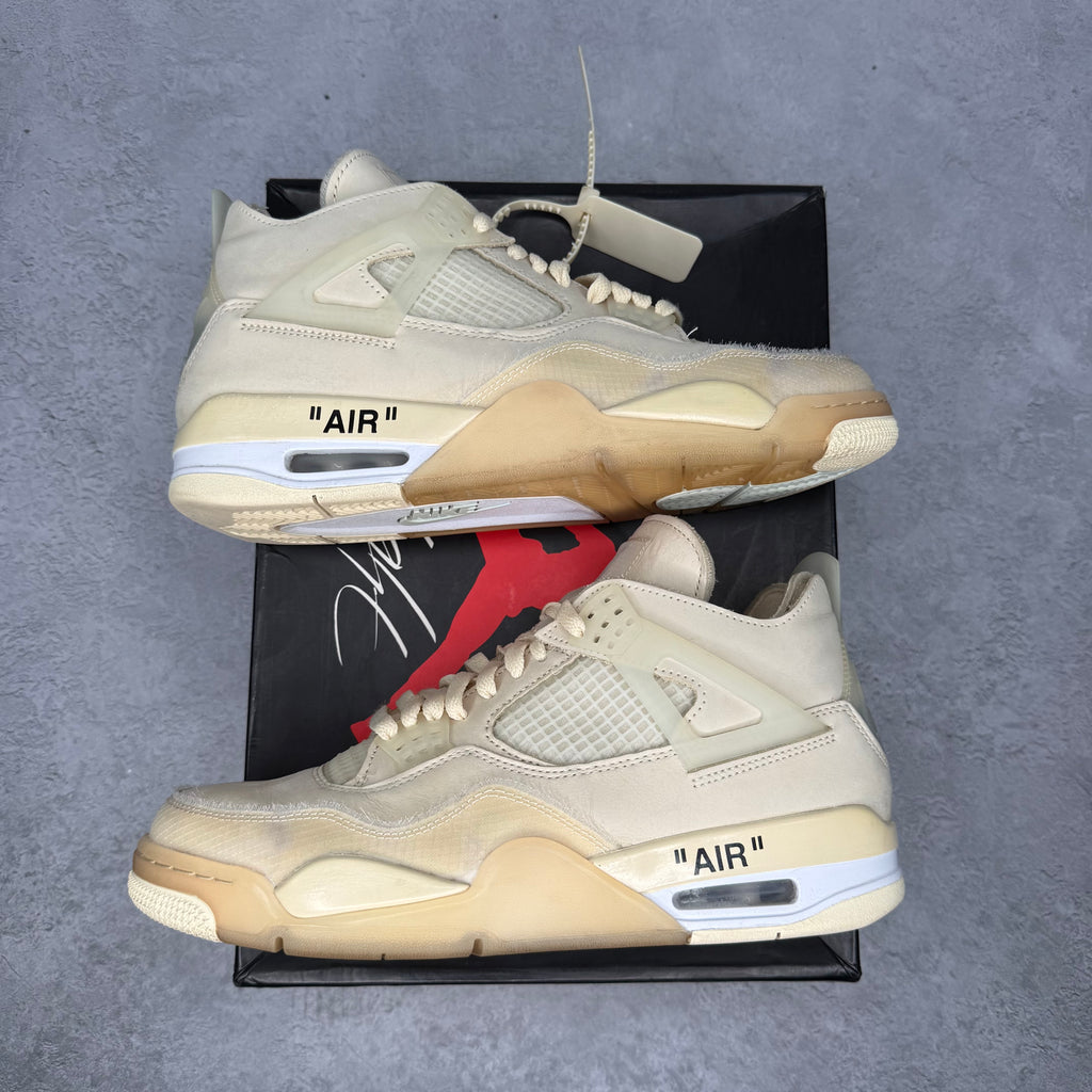 Jordan 4 Retro Off-White Sail (Women's) *pre-owned* SIZE 9.5M/11W