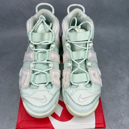 Nike Air More Uptempo Barley Green (Women's) *pre - owned* SIZE 9W - Kicks Collective PA - Nike - 917593-300 - Women's Shoes - 7.5M/9W - Pre - Owned - Replacement Box