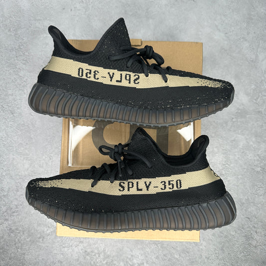 adidas Yeezy Boost 350 V2 Core Black Green VNDS *pre-owned* SIZE 12