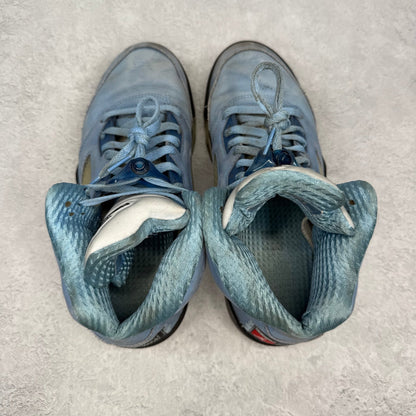 Jordan 5 Retro UNC University Blue *pre - owned* SIZE 8 - Kicks Collective PA - Jordan - DV1310-401 - Men's Shoes - 8M/9.5W - Pre - Owned