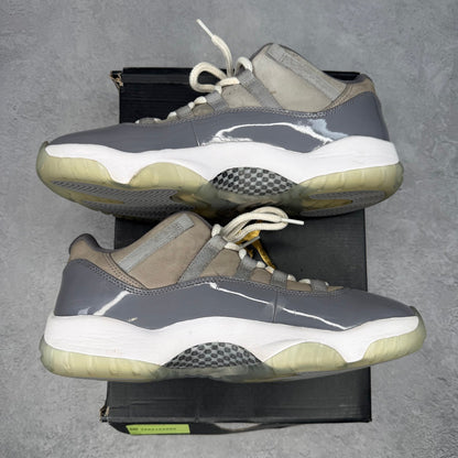 Jordan 11 Retro Low Cool Grey *pre - owned* SIZE 10 - Kicks Collective PA - Jordan - 528895-003 - Men's Shoes - 10M/11.5W - Pre - Owned - Original Box (Damaged)