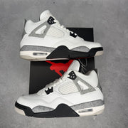 Jordan 4 Retro White Cement (2025) *pre-owned* SIZE 9.5