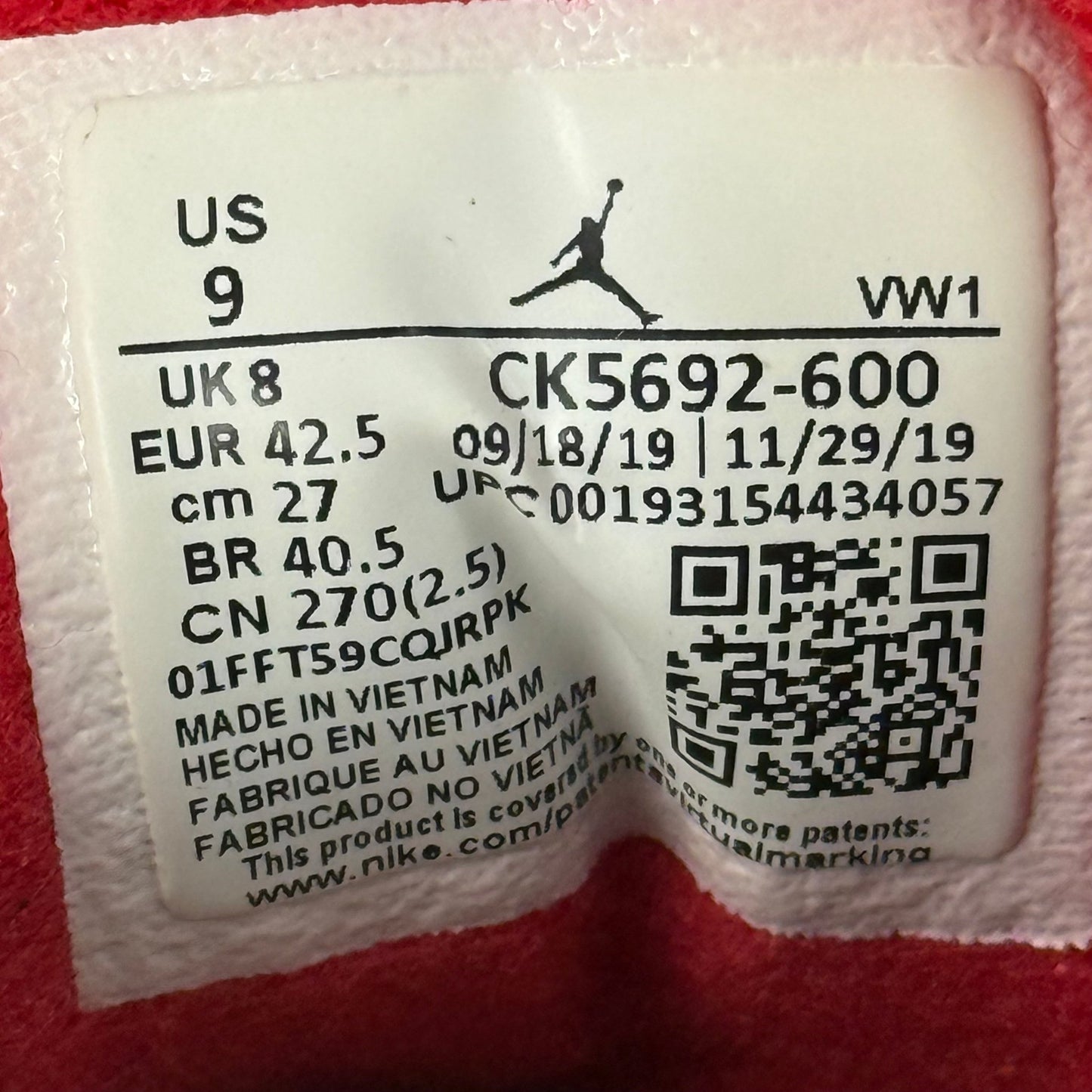 Jordan 3 Retro SE Unite NEW WITH DEFECTS - Kicks Collective PA - Jordan - CK5692 - 600 - Men's Shoes - 9M/10.5W - Brand New
