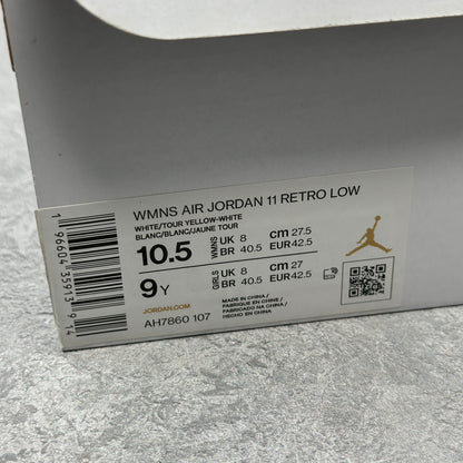 Jordan 11 Retro Low Yellow Snakeskin (Women's)