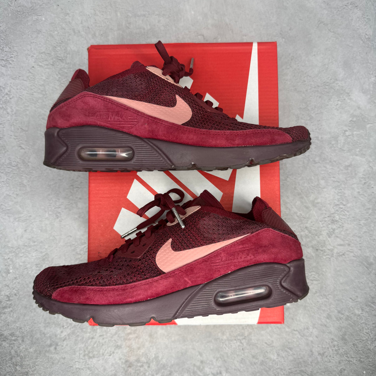 Nike Air Max 90 Ultra 2.0 Flyknit 'Team Red' *pre-owned* SIZE 8