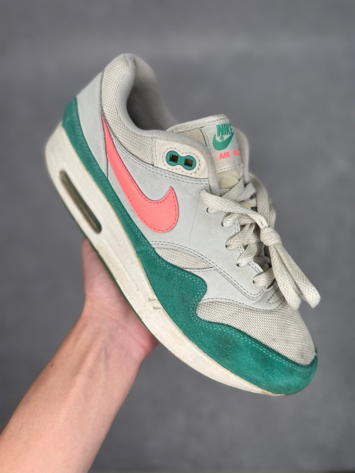 Nike Air Max 1 Watermelon *pre - owned* SIZE 9 - Kicks Collective PA - Nike - AH8145 - 106 - Men's Shoes - 9M/10.5W - Pre - Owned