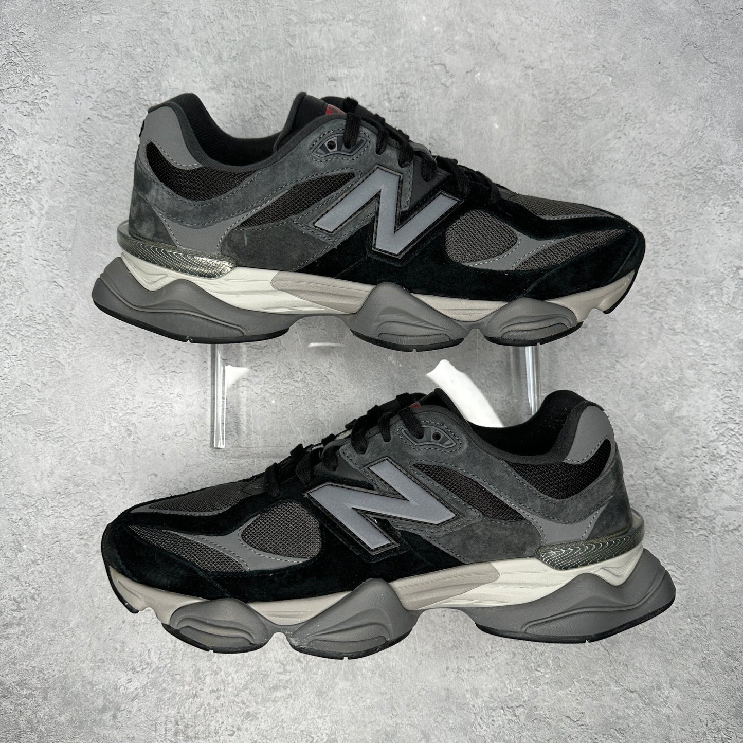New Balance 9060 Black Castlerock Grey *pre - owned* SIZE 11.5 - Kicks Collective PA - New Balance - U9060BLK - Men's Shoes - 11.5M/13W - Pre - Owned - No Box