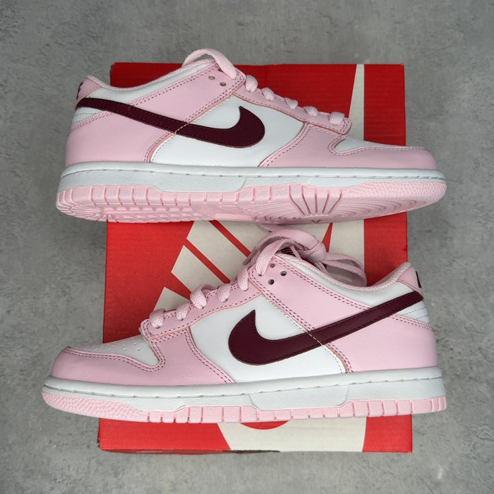 Nike Dunk Low Pink Foam Red White (GS) 4.5Y (Pre-Owned) - Image 1