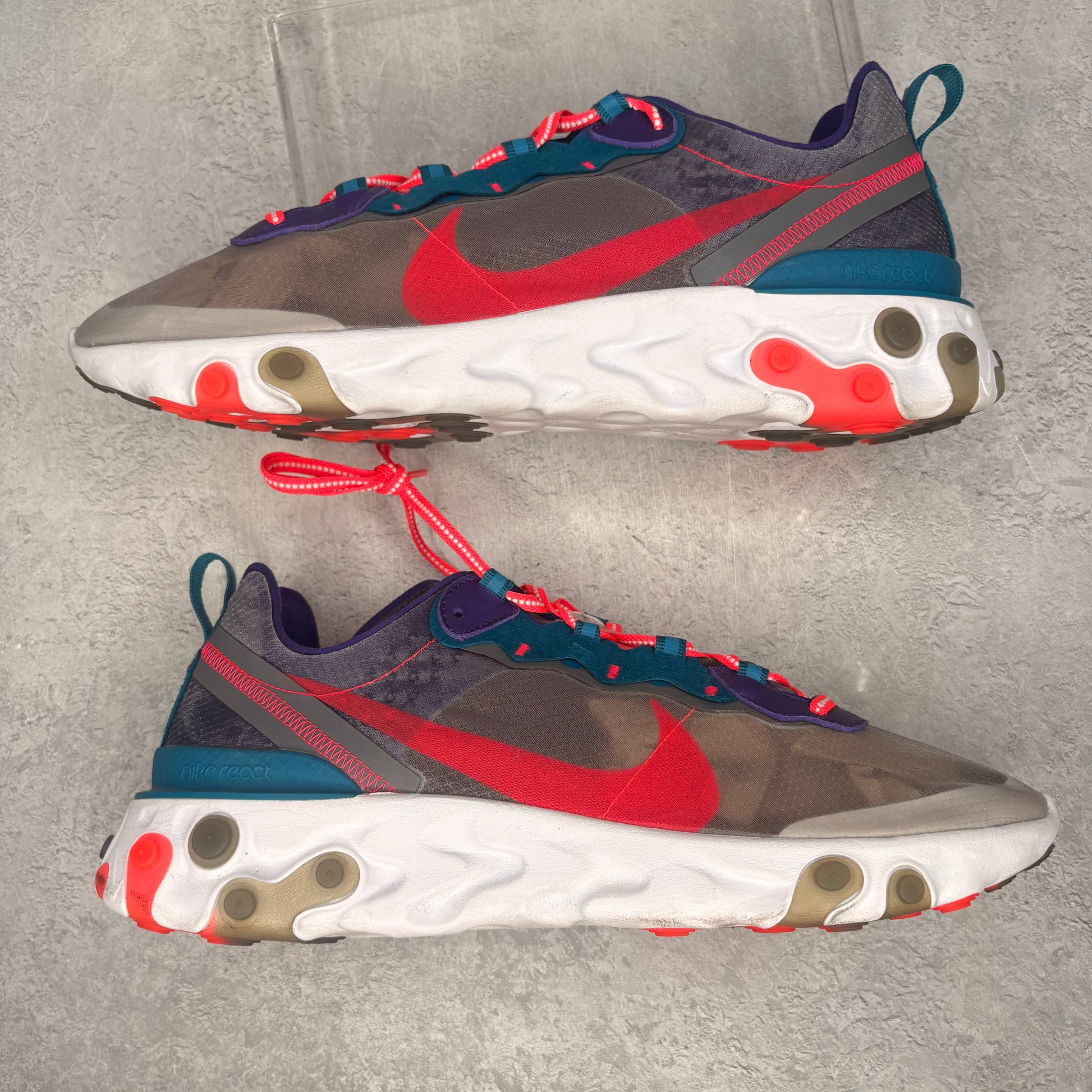 Nike React Element 87 Red Orbit *pre-owned* SIZE 12