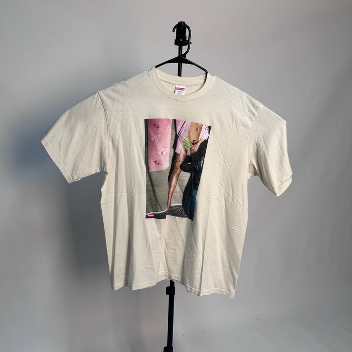 Supreme Model Tee Natural *pre-owned* SIZE XL