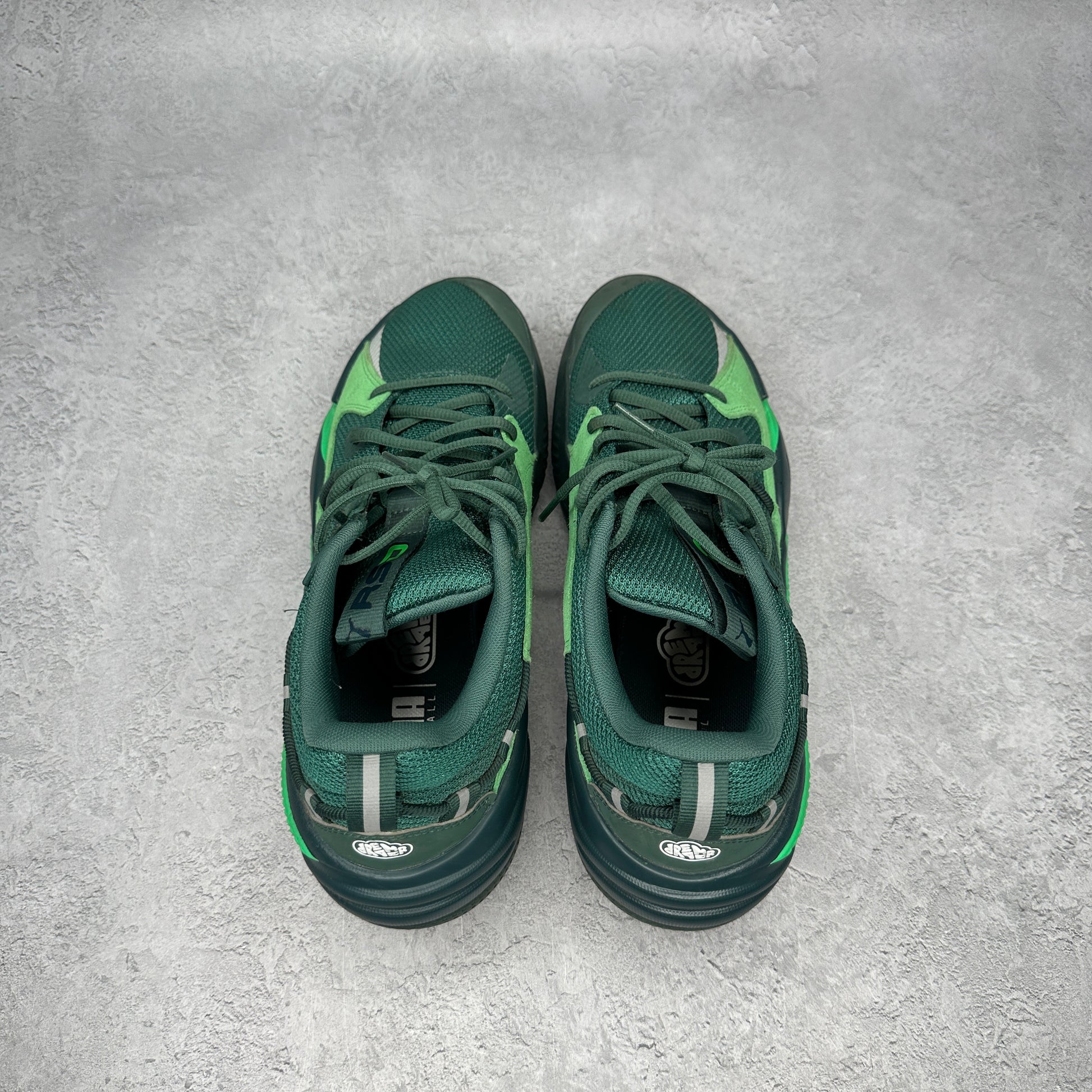 Puma RS-Dreamer J. Cole Bistro Green *pre-owned* SIZE 9.5