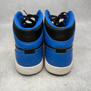 Jordan 1 Mid Royal Paint Splatter *pre-owned* SIZE 12 - Kicks Collective PA - Jordan - 554724-048 - Men's Shoes - 12M/13.5W - Pre-Owned - No Box