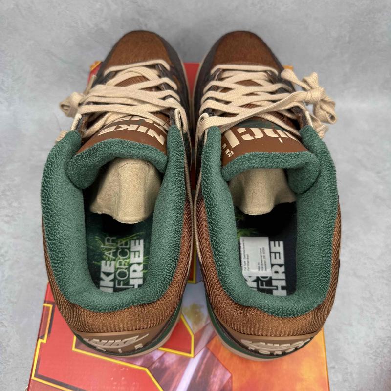 Nike Air Force 3 Low SP Nigo Baroque Brown - Kicks Collective PA - Nike - HQ0260 - 201 - Men's Shoes - 12M/13.5W - Brand New